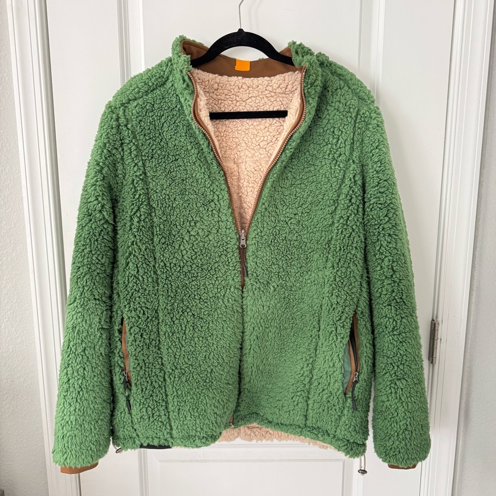 Be Boundless Reversible Sherpa Teddy Jacket Men's Small -‎ NWOT
